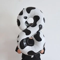 Cow print number 8 foil balloon for kids birthday party and creative photo props - Cow Pattern Style