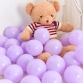 Macaron purple latex party balloons set for elegant birthday and celebration decoration - 5 Inch Macaron Purple