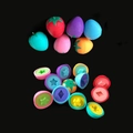 Giocattolo educativo a forma di frutta colorata per l'apprendimento sensoriale bimbi - Forma di Fragola Abbinata (Sfuso)
