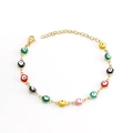 Mehrfarbiges Rundes Augenarmband