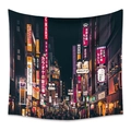 Arazzo bohémien con vivace scena notturna delle strade di Tokyo in stile cyberpunk - 73X95CM (Spazzolato Transfrontaliero) / PK202143-9 (Scena Notturna di Tokyo)