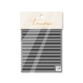 Detail of French gradient nail stickers in black and grey on professional retail packaging - Black Grey French Gradient Style (to500)