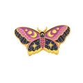 Purple Yellow Moon Moth