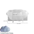 Mittlere 3D Wolken-Silikonform für DIY-Kerzen mit Maßen 9.3x6.5x4.4cm - Groß - Wolke