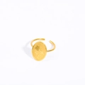 One Size US 7 Open Ring Gold September