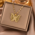 Z002 Schmetterling Gold