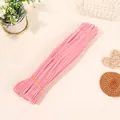 Pink Macaron DIY chenille stems in a bundled set for handmade crafts and flowers - Approx 100Pcs (High Density) / Pink Jade