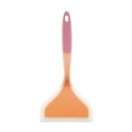 Silicone spatula for tamagoyaki in pink and orange colors with a wide white edge - Standard / Orange