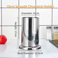 Polished gold stainless steel cutlery holder measuring 10x17x12.5cm with stable base - 10CM Solid Silver With Base