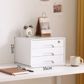 3 Layers With Lock / 35x26x23cm / White