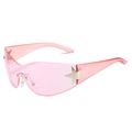 Normaal / Standaard transparant roze poten met roze lenzen