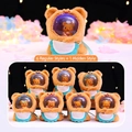 Plush Space Bear blind box set with 6 regular and 1 hidden variant figures - Honey Little Bear Series (8W076) / Random One