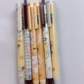 Set of 6 cute retractable 0.5mm gel pens with cartoon animal patterns in pastel colors - 0.5mm-Single Price / Cow Bear Style