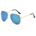 Gold Frame Blue Mirror