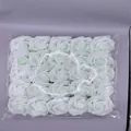 Set of 25 mint green foam artificial roses for wedding decor in clear bag packaging - Rose Leaves (25pcs) / Light Green