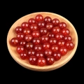 Polished red agate 12mm semi-drilled round loose beads for DIY jewelry inlay - 12mm Red Agate Semi Drilled Bead