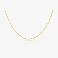 Minimalist S925 sterling silver thin box chain necklace in elegant golden finish - 18K Gold-537 (Gold Basic Chain)