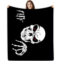 Gothic Black Skull / 70*100CM