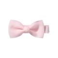 Pale pink 2-inch grosgrain ribbon bow hair clip with ribbed texture for girls - Pale Pink (24)