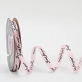 200 yards of 1cm pink satin ribbon with Just for you print for cake baking and DIY bows - 1CM Polyester Ribbon [Pink just] 40 Yards