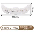 Waterproof gold foil freckle facial tattoo stickers with small star patterns QT-0002 - Gold Stamping Freckle Face Patch(QT-0002)