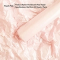 Pearlescent tissue paper for flower wrapping in peach pink color 20 sheets 50x70cm - 50*70cm (20 Sheets/Pack) / Pearlescent Cantaloupe Pink