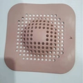 Filtro per lavandino in silicone rosa per capelli in bagno e cucina - Rosa Convesso