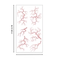 Halloween bloody vein waterproof tattoo stickers 17x9.5cm sheet for horror party makeup - Vein Tattoo XB-019