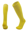 Bright yellow high-performance football socks with thick towel sole and ribbed anti-slip cuff - One Size / Yellow