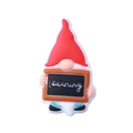 Perlina in silicone a forma di gnomo con cappello rosso e lavagna Learning per fai da te - Set da 20 Pezzi / Gnomo con Lavagna