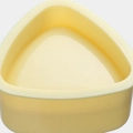 Stampo triangolare per polpette di riso giallo chiaro in plastica alimentare per sushi - Giallo / Grande