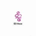 Anillo de ganchillo ajustable rosa con forma de serpiente, guía para tejer a mano - Rosa Rojo
