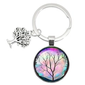 Colorful Tree Silhouette