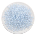 Light blue translucent star flower acrylic beads for DIY jewelry and hair accessories - Transparent Light Blue Star