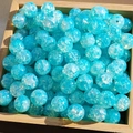 Himmelblaue 10mm Glasperlen mit Eis-Crackle-Effekt für DIY-Schmuck und Armbänder - M8# Himmelblau [10MM Opal-Fragment]