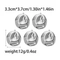 Pendientes redondos estilo lava en oro de 18K y acero 304 que miden 3,3 cm por 3,7 cm - Color Acero