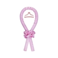 Rosa Satin Lockenwickler Set ohne Hitze inklusive Lockenstab, Scrunchies und Clip - Rosa (Mit Clip)