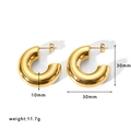 Stud Pin Style / Gold (EKR13-G)