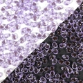 Translucent purple tulip petal glass beads for DIY hair accessories and jewelry making - Crystal Purple
