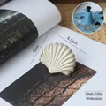 Shell-shaped cabinet handle in white gold finish with retro vintage stripes for furniture - Shell White Gold