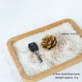 Golden pine cone decoration for DIY Christmas crafts, size 3-4cm, metallic gold finish - 3-5cm Golden Pine Cones