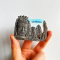 3D resin refrigerator magnet featuring Cambodia Angkor Wat souvenir city travel design - (76) Cambodia