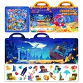 Undersea Treasure jelly sticker book set with mermaids, divers and ocean creatures - Underwater Treasure