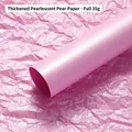 Pink pearlescent wrapping paper for bouquets with thick 35g texture and subtle shimmer - Thickened Pearlescent Sydney Paper [Bellflower Purple]