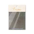 Laser silver star nail art stickers in variant 2356 with a holographic reflective finish - Star / Laser Silver