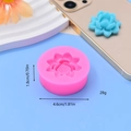 Roze siliconen vorm in lotusbloem-stijl voor fondant en klei met 4,6 cm afmetingen - Lotusbloem Vorm(4)