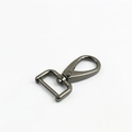 Gunmetal lobster swivel clasp hardware with polished alloy finish for bag straps - Inner Diameter 2cm / Gunmetal