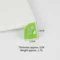 Accesorios de comida en miniatura, rodaja de kiwi de 1,6cm para casa de muñecas - Pequeño: Un Cubo de Kiwi