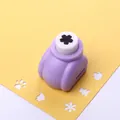 Purple mini sakura craft hole puncher for DIY scrapbooking and handmade stationery - Cartoon Series: Cherry Blossom