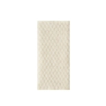 Off-white long exfoliating back scrubber with premium knitted checkerboard texture for bathing - White